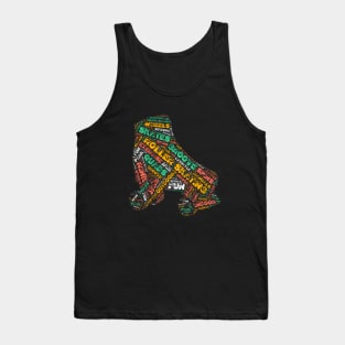 Roller Skating Dark Tank Top